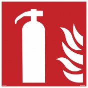 Brandskilte brandslukker - eu standard