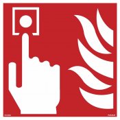 Brandskilt alarmknapp - eu standard